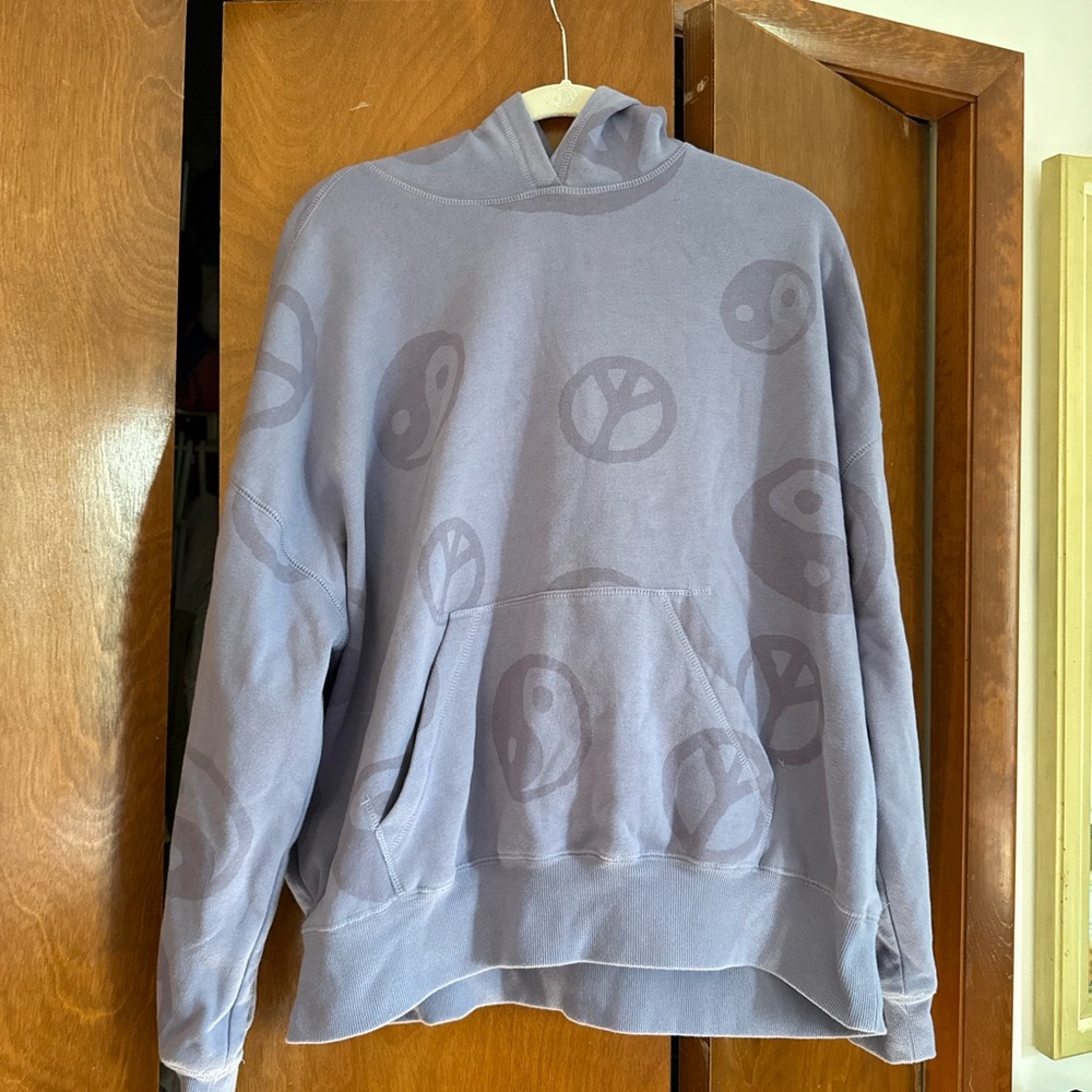PacSun Purple Printed Hoodie